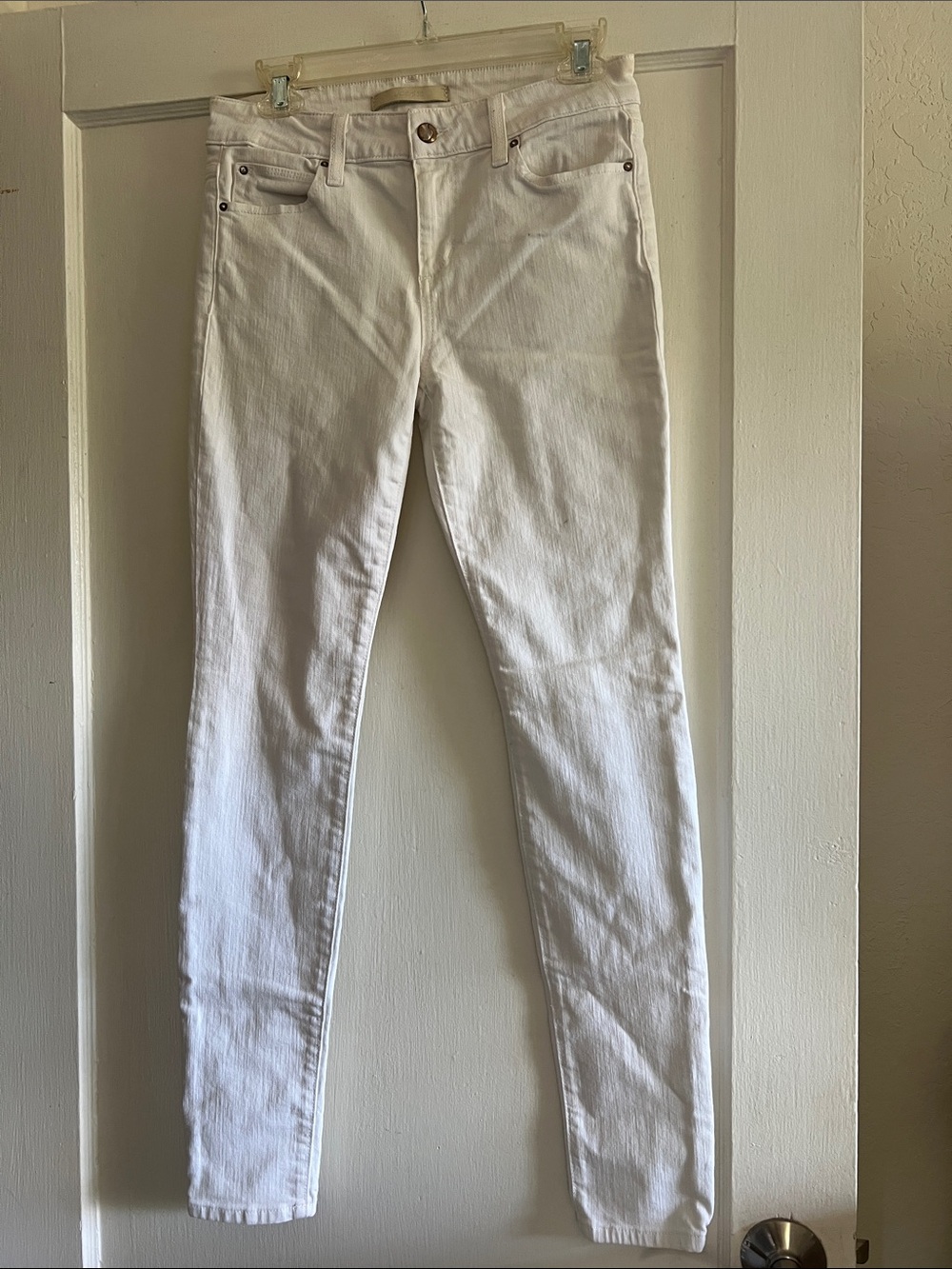 Joe's Jeans Skinny White Stretch Denim